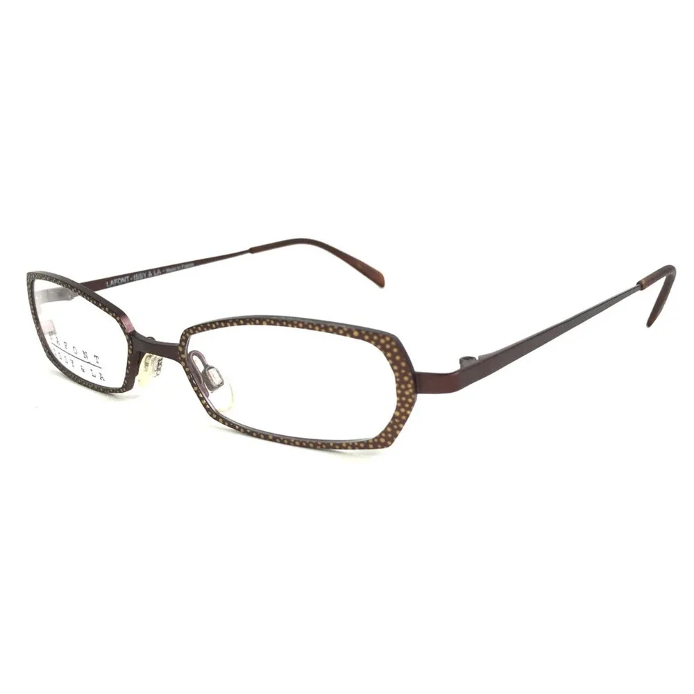 Lafont Issy & La Petite Eyeglasses Frames CENTURI 500 Brown Spotted 47-17-135